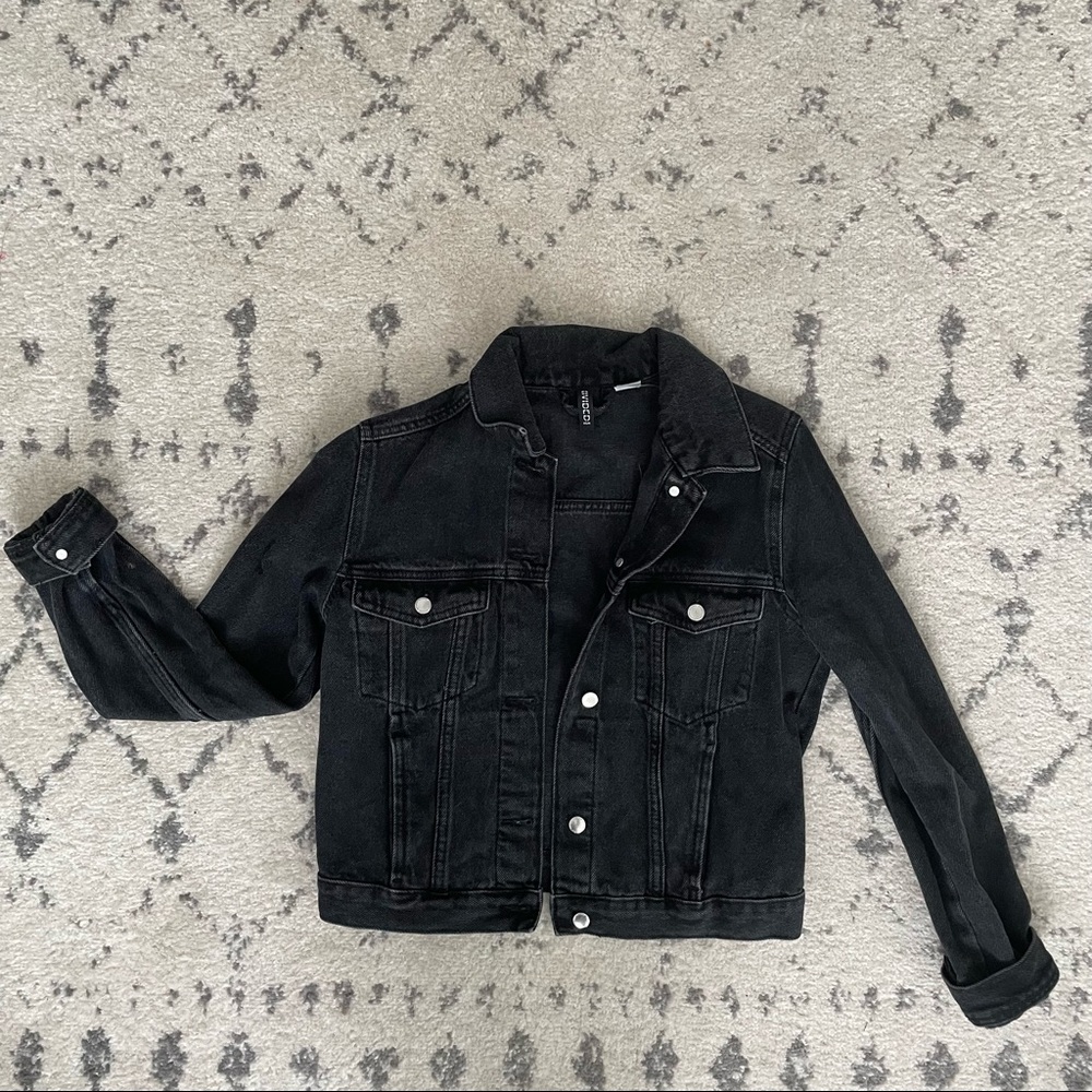 Black Jean Jacket H&M